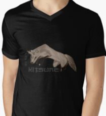 Red Fox Ink & Brush Men's V-Neck T-Shirt