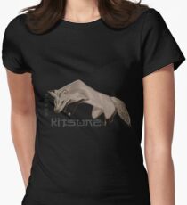 Red Fox Ink & Brush Women's Fitted T-Shirt
