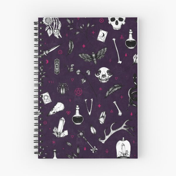 Item preview, Purple Berry Witchy Pattern designed and sold by Elyssa Long.