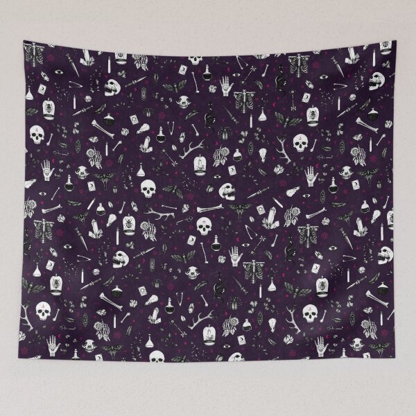 Item preview, Purple Berry Witchy Pattern designed and sold by Elyssa Long.