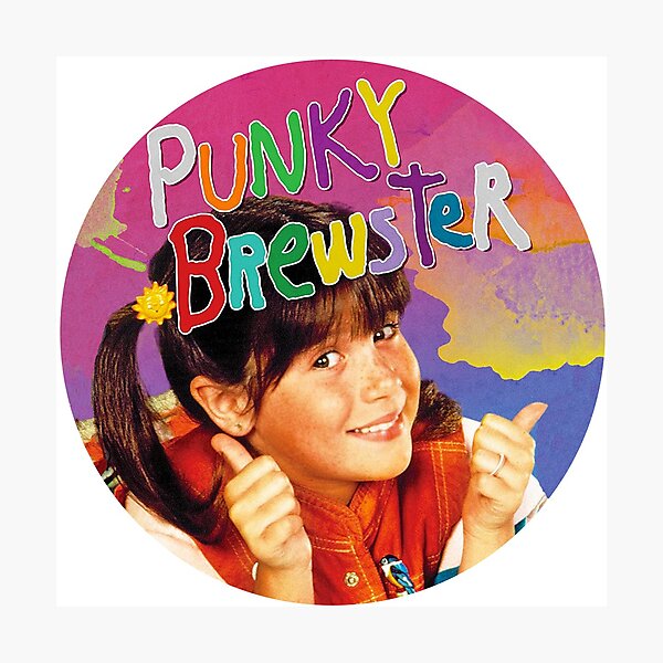 Punky - vintage 80s TV show sitcom Photographic Print