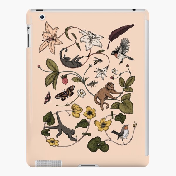 Monkeys in the Mist - pink iPad Snap Case