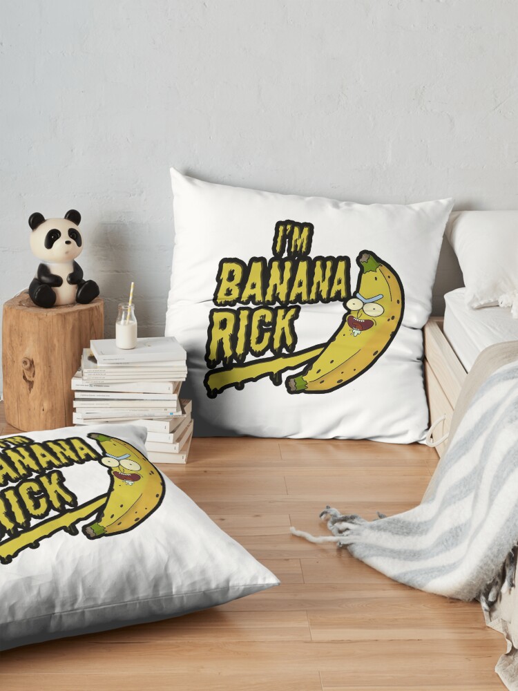 Alternate view of I'm Banana Rick! Floor Pillow