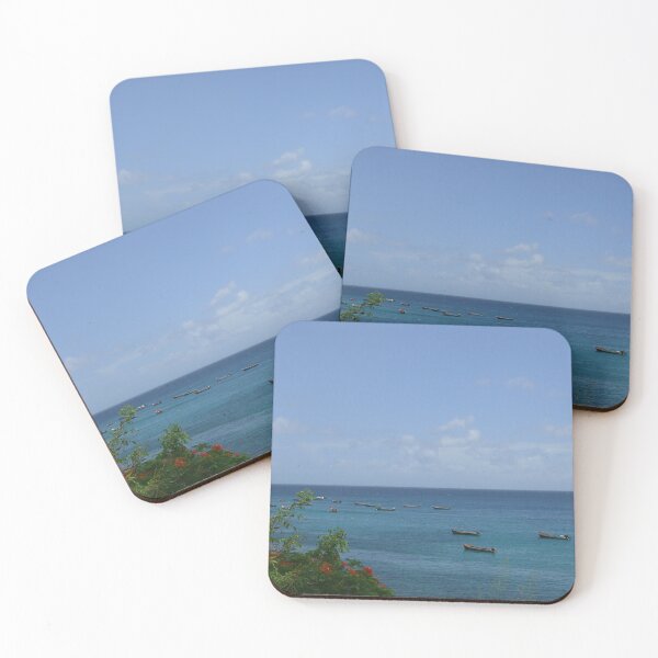 Item preview, Barcos de pesca en el mar - Martinica, FWI designed and sold by Olivia Son.