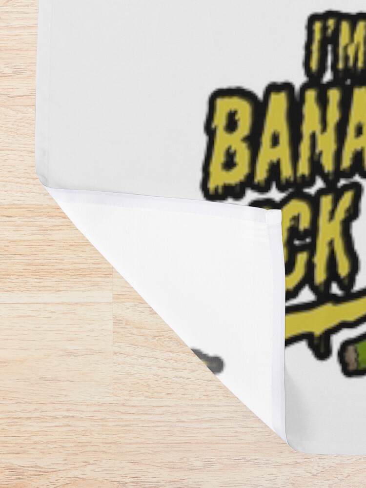 Alternate view of I'm Banana Rick! Shower Curtain