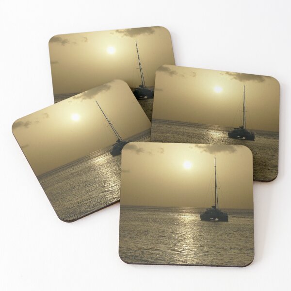 Item preview, Barco al atardecer - Martinica, FWI designed and sold by Olivia Son.