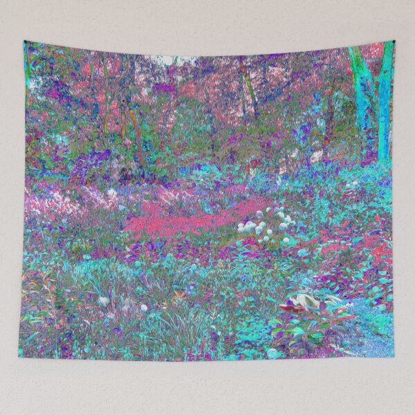 Item preview, My Rubio Garden Landscape in Blue and Berry designed and sold by myrubiogarden.