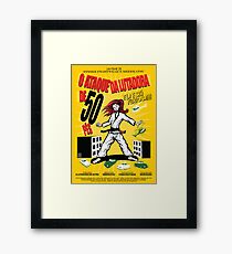 Attack of the 50 Foot Lutadora Framed Print