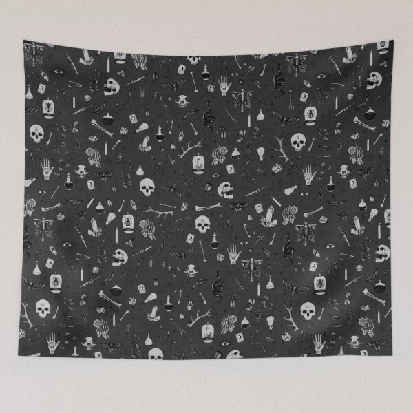 Item preview, Dark Grey Witchy Pattern designed and sold by Elyssa Long.