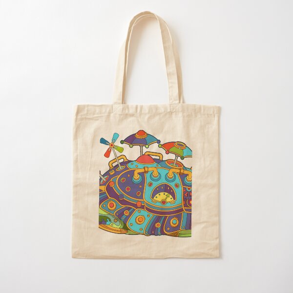 Turtle Cotton Tote Bag