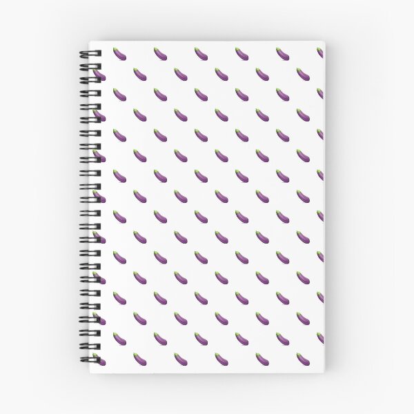 Item preview, Eggplant Emoji Pattern designed and sold by runjames.