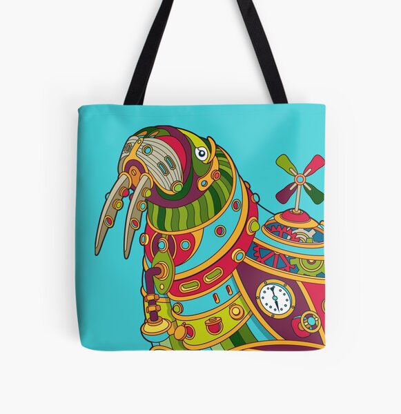 Walrus All Over Print Tote Bag