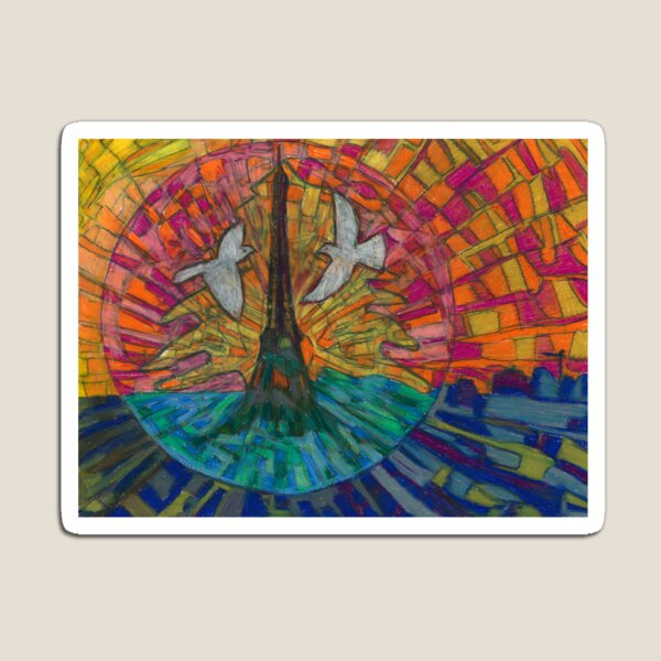 Two Turtle Doves Magnet