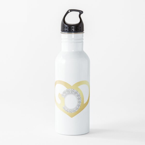 Dios corazón Botella de agua