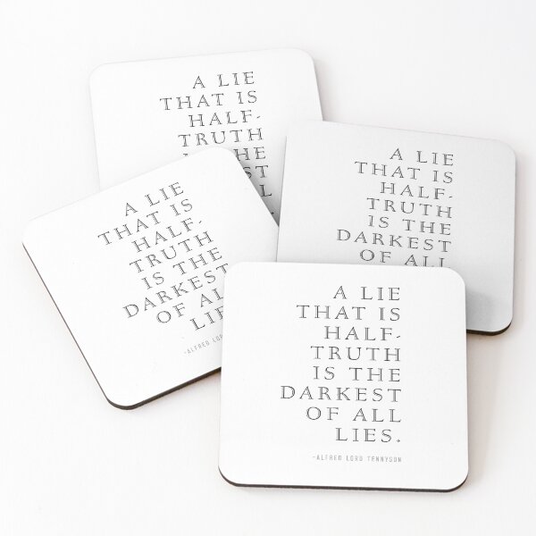 Item preview, Darkest Lies, Tennyson Quote designed and sold by shminoa.