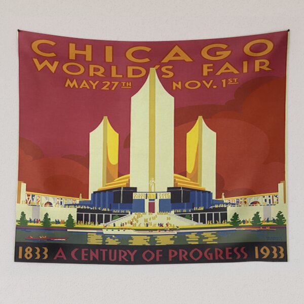 Item preview, Chicago World's Fair Poster designed and sold by Slydell1.
