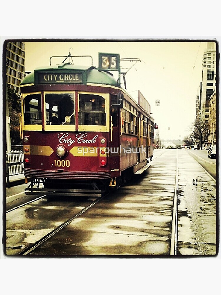 Melbourne Tram by sparrowhawk