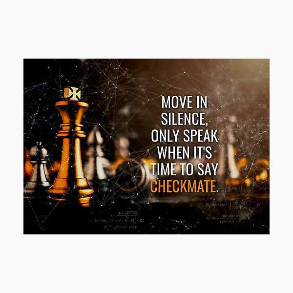 Move in silence (orange) Photographic Print