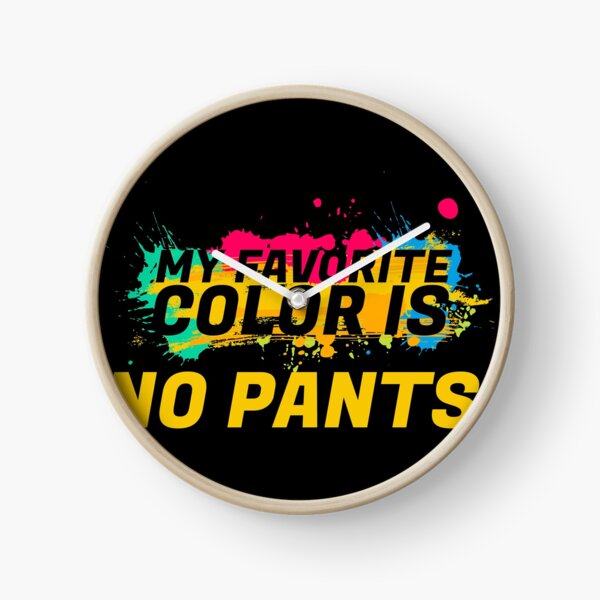 Item preview, My Favorite Color Is No Pants Tee, Funny No Pants print designed and sold by Lisbob.