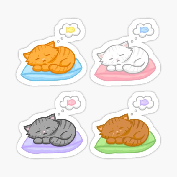 Purrfect Dreams Sticker