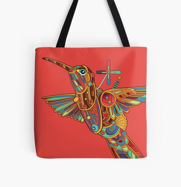 Xantus Hummingbird All Over Print Tote Bag