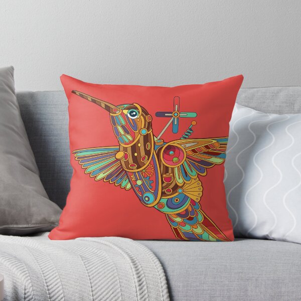 Xantus Hummingbird Throw Pillow