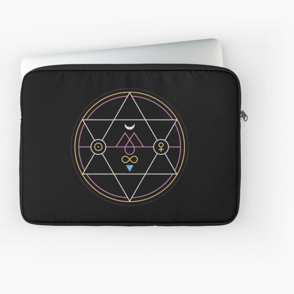 Alchemy Transmutation Circle - True Love Symbol Laptop Sleeve