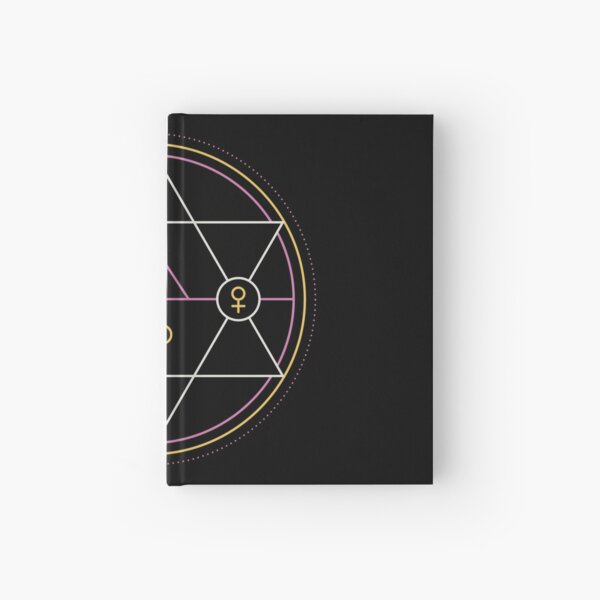 Alchemy Transmutation Circle - True Love Symbol Hardcover Journal