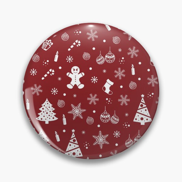 Item preview, Cheerful Red Christmas Pattern designed and sold by Simplulina.