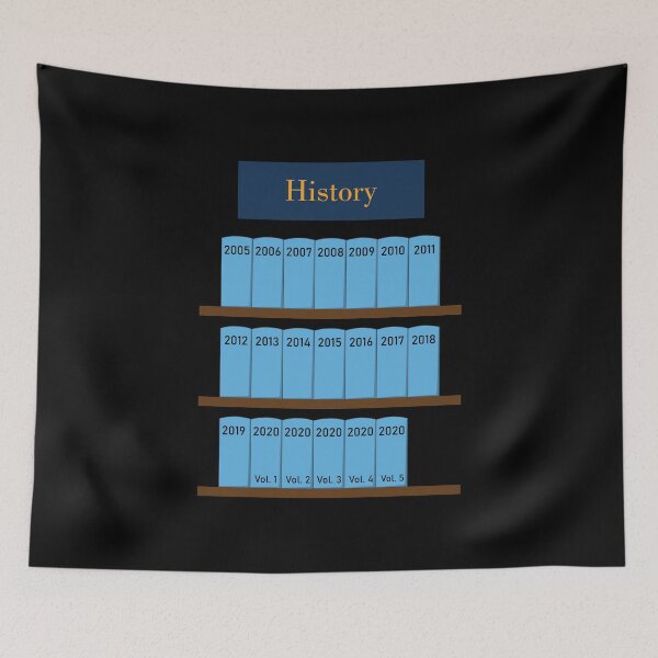 Item preview, History Section Book Shelves 2020 designed and sold by AmpersandCuster.
