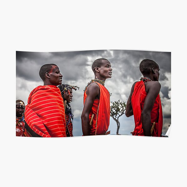 Masai People Poster