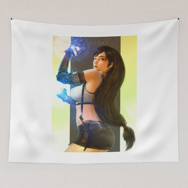 Item preview, Tifa Lockhart FF7 Poster , Sticker designed and sold by straban.