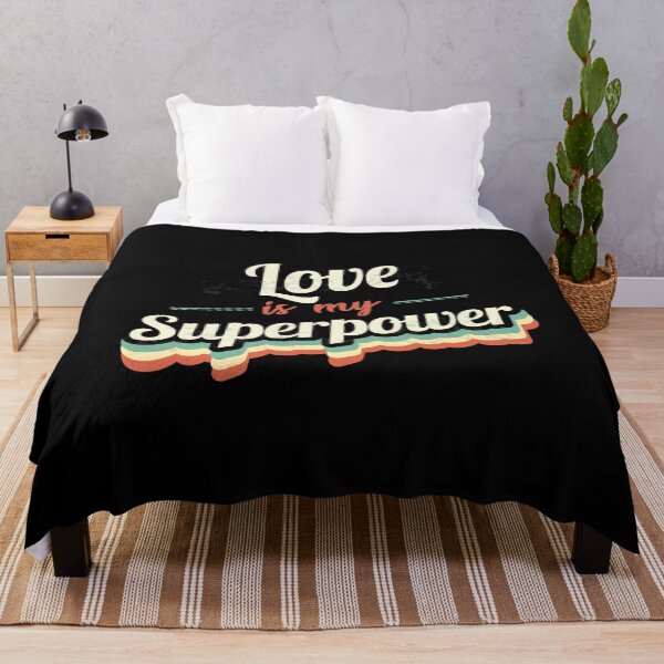 Item preview, Love is my Superpower designed and sold by Custom365.