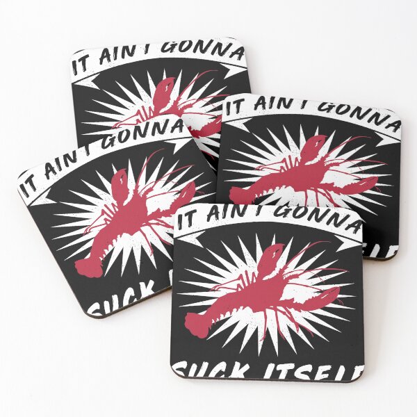Item preview, Crawfish Ain't Gonna Suck Itself Cajun Food Lover Idea print designed and sold by Lisbob.