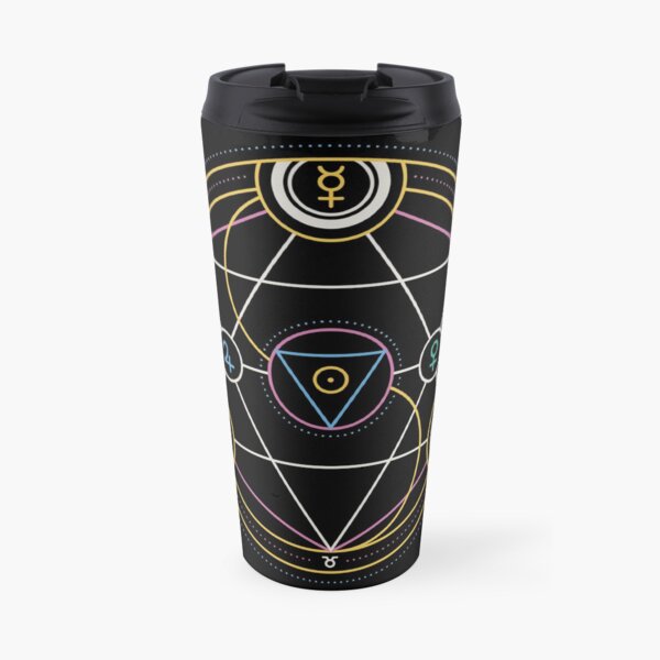 Alchemy Transmutation Circle - Self-development Symbol Travel Mug