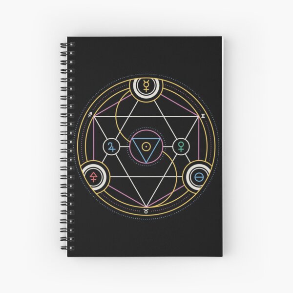 Alchemy Transmutation Circle - Self-development Symbol Spiral Notebook