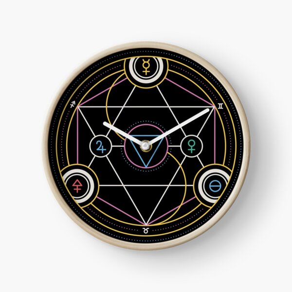 Alchemy Transmutation Circle - Self-development Symbol Clock