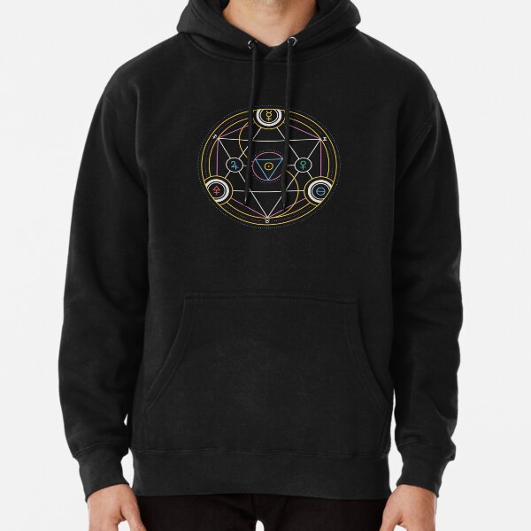 Alchemy Transmutation Circle - Self-development Symbol Pullover Hoodie