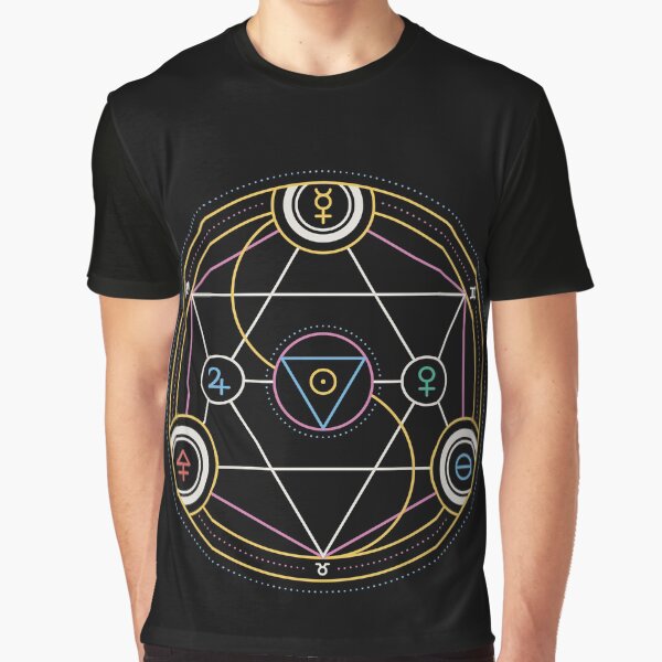 Alchemy Transmutation Circle - Self-development Symbol Graphic T-Shirt
