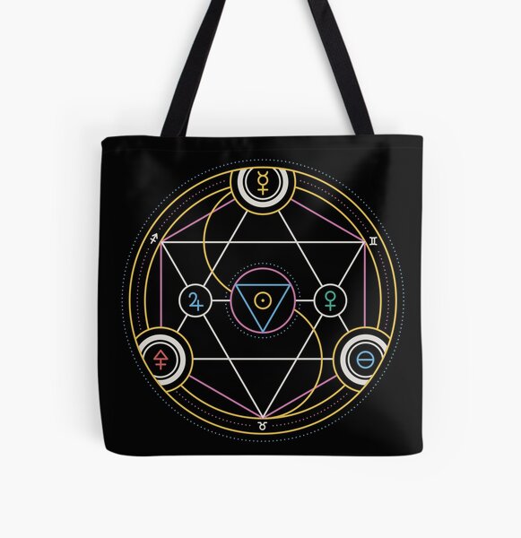 Alchemy Transmutation Circle - Self-development Symbol All Over Print Tote Bag