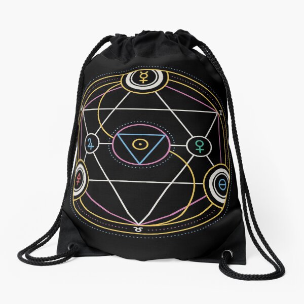 Alchemy Transmutation Circle - Self-development Symbol Drawstring Bag