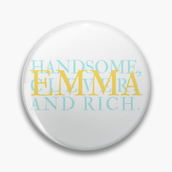 Item preview, Emma (2020)- Quote/ Handsome, Clever and Rich designed and sold by erinaceous.
