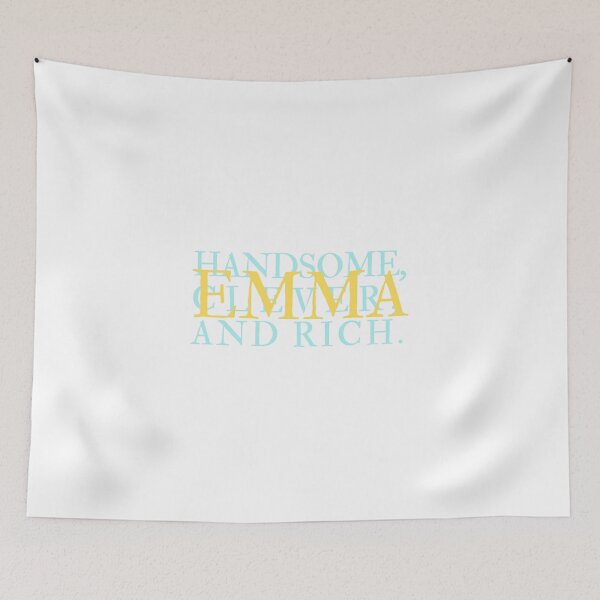 Item preview, Emma (2020)- Quote/ Handsome, Clever and Rich designed and sold by erinaceous.