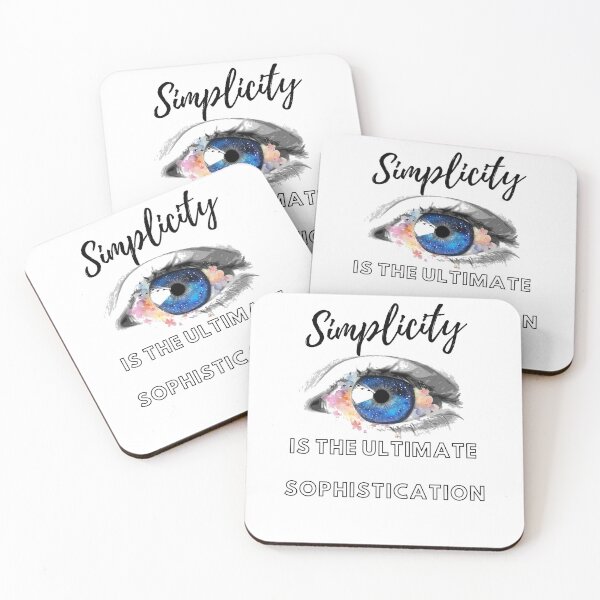 Item preview, Simplicity is the ultimate sophistication designed and sold by Dollar Savings Store ⭐⭐⭐⭐⭐.