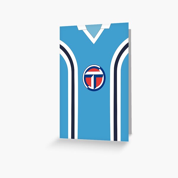 Coventry City Classic Blue Double Striped Kit 1975 - 1981 Greeting Card