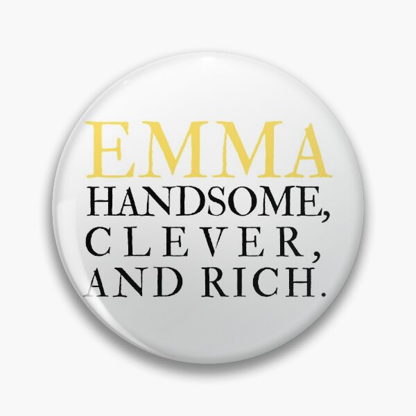 Item preview, Emma (2020)- Quote/ Handsome, Clever and Rich designed and sold by erinaceous.