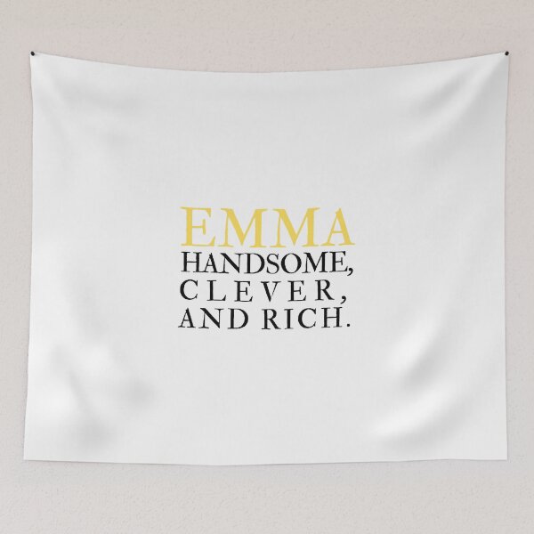 Item preview, Emma (2020)- Quote/ Handsome, Clever and Rich designed and sold by erinaceous.