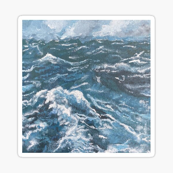 stormy seas Sticker