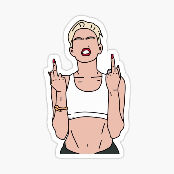 Miley Sticker