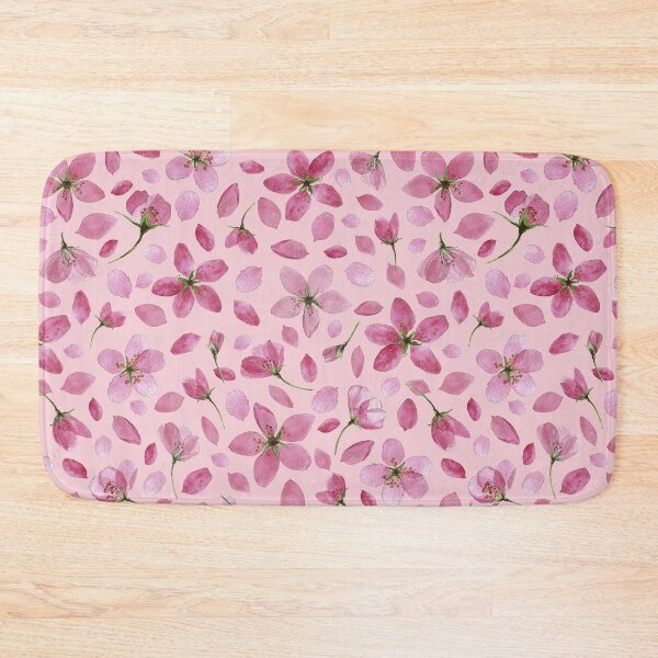 Item preview, Pressed apple blossom watercolor seamless pattern designed and sold by Yulia Chepurova.